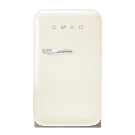 FAB5RCR5 Minibar 42 litres hauteur 71 5 à 73 cm classe énergétique D années '50 charnières droites crème Smeg