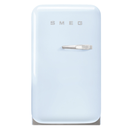 FAB5LPB5 Minibar 42 litres hauteur 71 5 à 73 cm classe énergétique D années '50 charnières gauches bleu pastel  Smeg