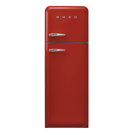 FAB30RRD5 Réfrigérateur/congélateur 222 L + 72 L classe énergétique D années '50 charnières droites  rouge  Smeg