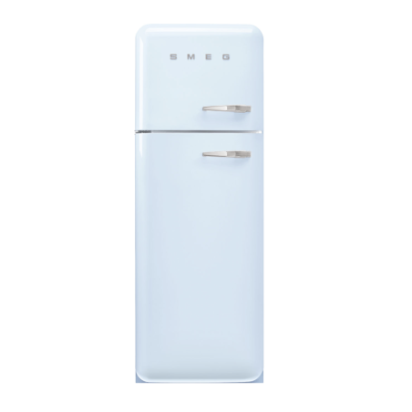 FAB30LPB5 Réfrigérateur/congélateur 222 L + 72 L classe énergétique D années '50 charnières gauches bleu pastel Smeg