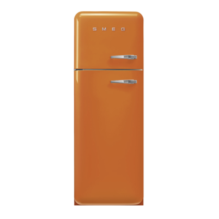 FAB30LOR5 Réfrigérateur/congélateur 222 L + 72 L classe énergétique D années '50 charnières gauches orange Smeg
