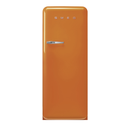 FAB28ROR5 Réfrigérateur/freezer 244 L + 26 L classe énergétique D années '50 charnières droites orange Smeg