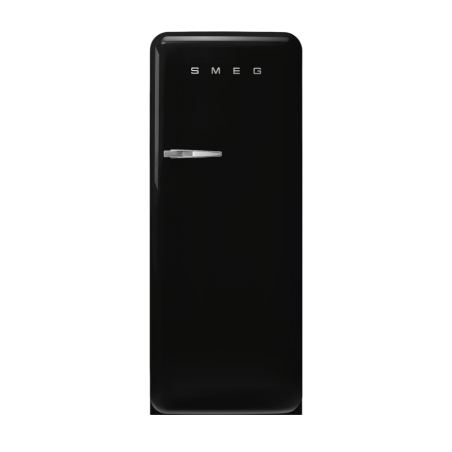 FAB28RBL5 Réfrigérateur/freezer 244 L + 26 L classe énergétique D années '50 charnières droites noir Smeg
