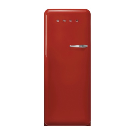 FAB28LRD5 Réfrigérateur/freezer 244 L + 26 L classe énergétique D années '50 charnières gauches rouge Smeg