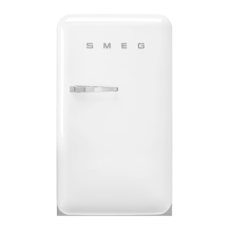 FAB10RWH5 Réfrigérateur/freezer 101 L + 13 L  hauteur 96 cm classe énergétique E+ années '50 charnières droites blanc Smeg