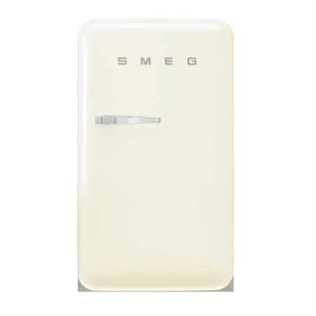FAB10RCR5 Réfrigérateur/freezer 101 L + 13 L  hauteur 96 cm classe énergétique E+ années '50 charnières droites crème Smeg