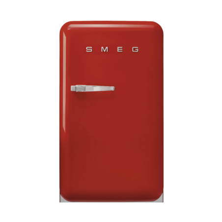 FAB10HRRD5 Réfrigirérateur Home Bar 130 Lhauteur 96 cm classe énergétique E+ années '50 charnières droites rouge Smeg