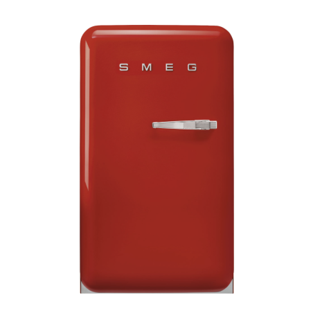 FAB10HLRD5 Réfrigirérateur Home Bar 130 Lhauteur 96 cm classe énergétique E+ années '50 charnières gauches rouge Smeg