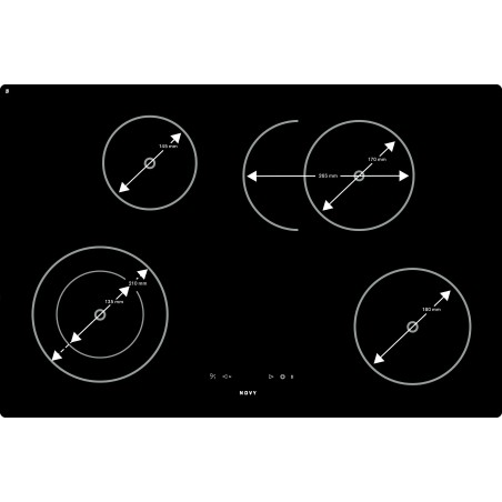 1112 Novy table de cuisson
